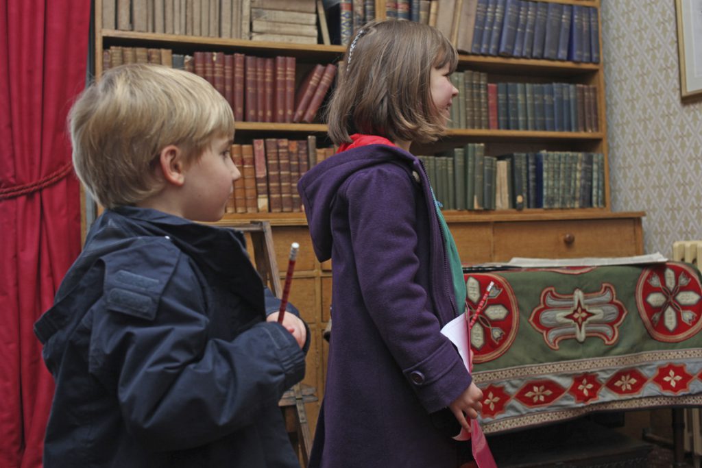 Children in Mr Gaskell's study
